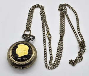 Brand New President Trump Pocket Watch