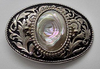 Fantastic Abalone Shell Belt Buckle