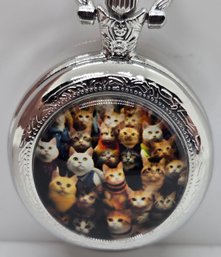 Brand New Cat Pocket Watch