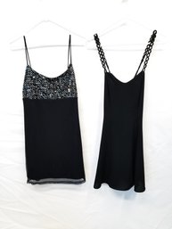 Lovely Women's Black Fit & Flare Cocktail/party Dresses By Diamonds & Choice -  Size Small