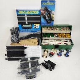 Lot Of Scalextric Slot Cars And Tracks