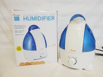 Crane Ultrasonic Cool Mist Humidifer - Hello I'm Puffington - In Original Box