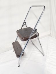 Vintage Cosco Metal Step Stool 2 Step