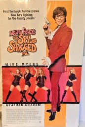 HILARIOUS! Vintage Austin Powers Poster Print 'the Spy Who Shagged Me'