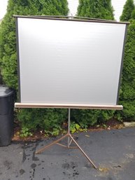 Vintage DA-LITE Silver Pacer 40x40 Projector Screen