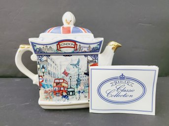 Vintage Sadler Porcelain London Heritage Teapot - Made In England