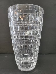 Beautiful Mikasa Palazzo Crystal  Art Glass Vase