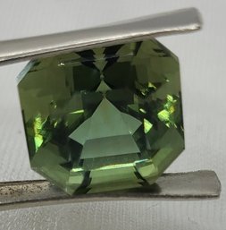 11.10 CT Tested Green Amethyst Gemstone ~ 12.66mm X 12.84mm X 11.27mm