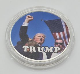 Historical Donald Trump Collectible Coin In Case