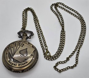 Brand New Royal Flush Pocket Watch