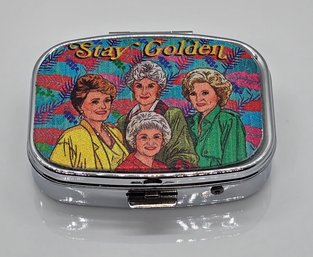 Brand New Golden Girls Mirrored Pill Box Compact