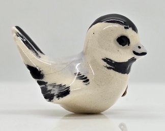 Vintage Glass Bird Brooch