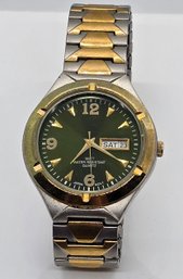 Vintage Mens Watch In Goldtone & Silvertone