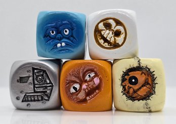 Set Of 5 Awesome Monster Dice