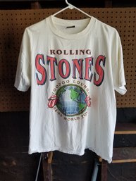 Vintage 1994 1995 Rolling Stones Voodoo Lounge World Tour T-Shirt