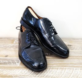 Men's COLE HAAN Black Patent Leather Split Toe Calhoun Dress Shoes: Size 11.5D