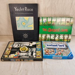 The Garden Game, Scotland Yard, Yacht Race, Seaside Frolics