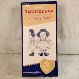 Raggedy Ann & Raggedy Bear In Box