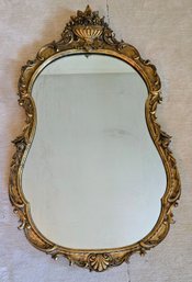 Stunning Gilded Antique Bedroom Mirror