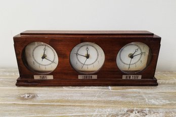 Target HOME Multizone Wooden Desk Clock