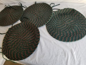 Chair Pads Braided 16' Round Woven