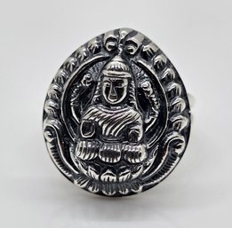 Sterling Silver Goddess Ring