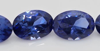 4 Blue Sapphires