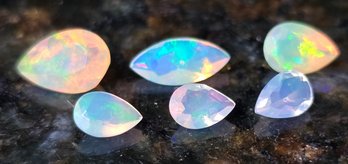 Six Ethiopian Welo Opals