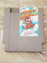 Vintage 1985 Nintendo NES Super Mario Bros 2 Game Cartridge - No Sleeve