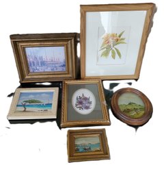 Assorted Smaller Framed Prints & Paintings - Several Signed