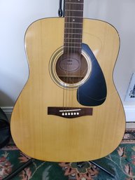 Yamaha Acoustic RH Six String Guitar Model F310-P With Soft Case & Accessories