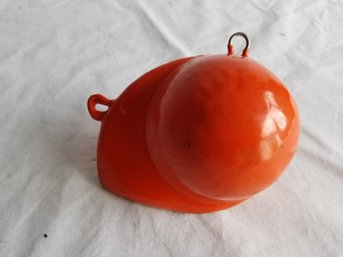 Vintage Fishing Orange Downrigger Weight