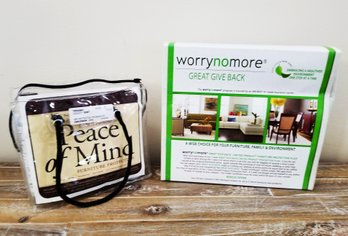 Worry No More And Peace Of Mind Furniture Protection Kit Fabric For Leather &  Wood