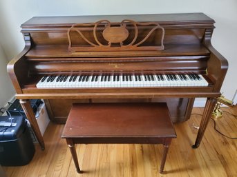 Vintage Sohmer & Co New York Upright Piano With Bench **Professional Mover Required For Pickup**