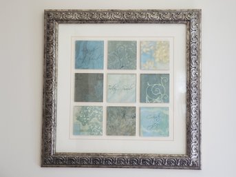 Framed Grace Pullen Sentiment Block Wall Art