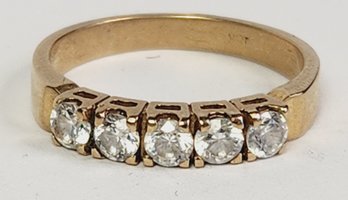 Sweet 18k Yellow Gold DIAMOND Band