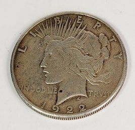 1922 -S . Peace Silver Dollar (102 Years Old)