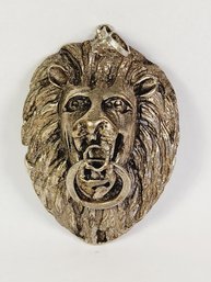 Incredible One Of A Kind Large Lion Pendant (Possible Silver)