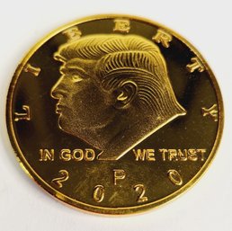 Gold Plated Donald TRUMP Coin 2020