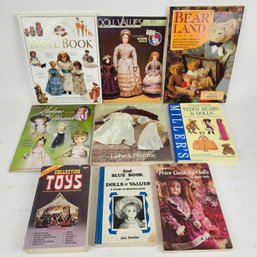 Lot Of Books On Collecting Toys, Dolls, And Bears