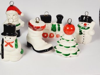 RARE Vintage M.I. Hummel  Goebel Porcelain Ornaments Set Of 6 With Original Box And Coverslip