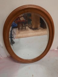 Signed Vintage HITCHCOCK FURNITURE Oval Mirror- NO SHIPPING