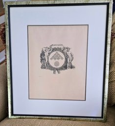 Numbered Framed Print Of Bottega Veneta Accademia 'labor Et Ingenium' 73/100