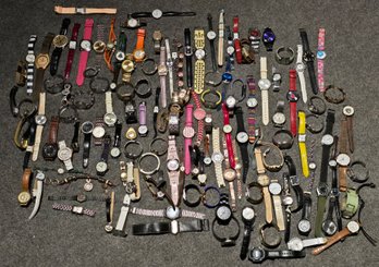 Massive Lot Of 135 Unsearched Watches