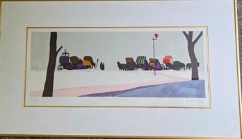 Signed Limited Edition Fine Art Print Titled 'Attente' -by Giovanni Gerometta 70/90