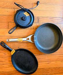 Calphalon & Cast Iron Skillets / Fry Pans