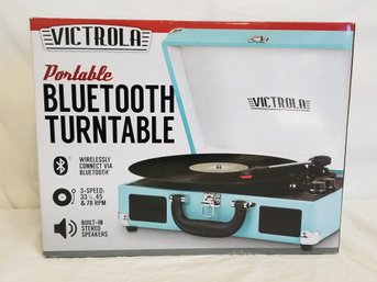 NEW Victrola Vintage 3-Speed Bluetooth Portable Suitcase Record Player