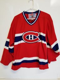 Vintage Montreal Canadiens NHL Hockey Fan Jersey Size Small