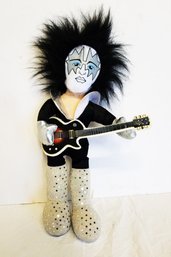 Vintage KISS  Ace Frehley 16' Plush Doll 2002 Toy Works