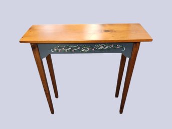 Solid Wood Hand Painted Hall Table